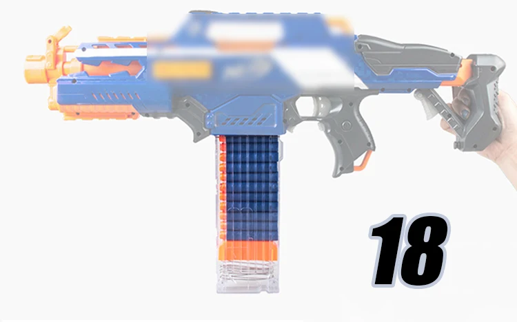 6-12-18 оранжевый зажим для перезарядки для журналов Nerf круглые Дартс сменный игрушечный пистолет Мягкая Пуля зажим для Nerf Blaster arma de brinquedo