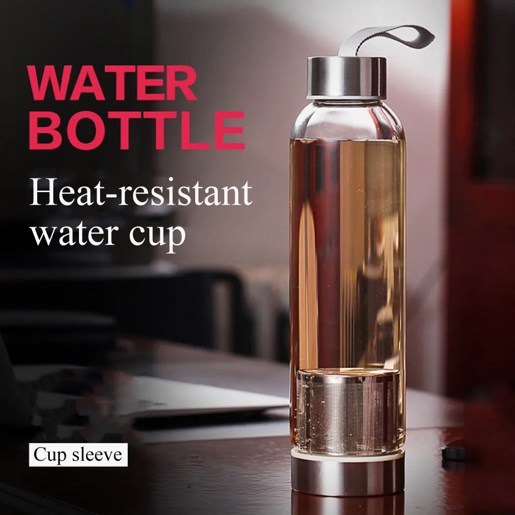 Спортивная бутылка для воды тропическая Водонепроницаемая Крышка чашки чайный