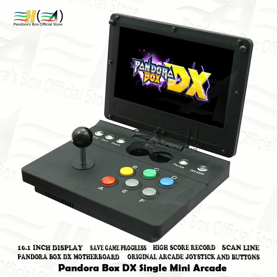 Pandora Box DX 3000 в 1 портативный мини аркадный флип аркадная игра сохранение прогресса
