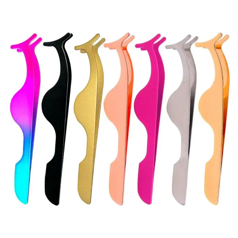 Металлический пинцет для наращивания ресниц Вспомогательный зажим инструменты