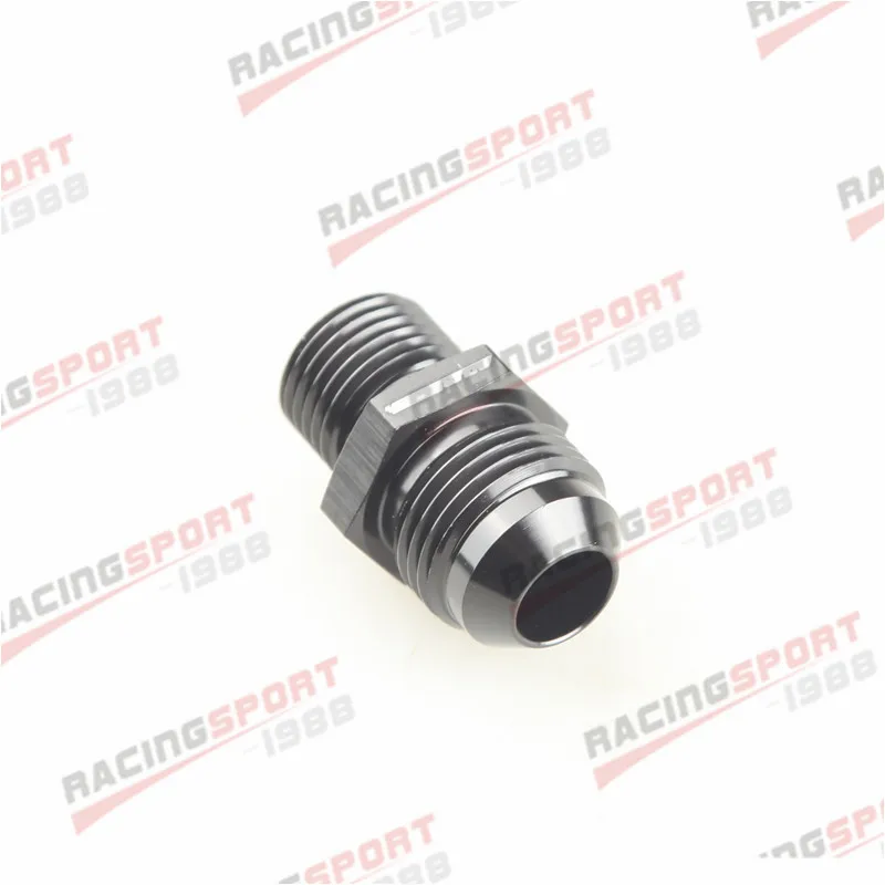 Male 8AN AN8 Flare к M16 x 1 5 (мм) метрический прямой фитинг черный/синий | Автомобили и