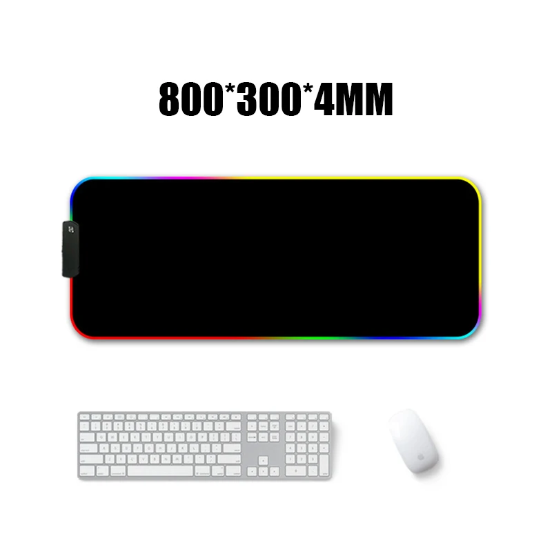 Светодиодный игровой коврик для мыши, RGB, негабаритный, светящийся, USB, светодиодный, с расширенной подсветкой, клавиатура, не скользит, одеяло, коврик для DOTA PUBG - Цвет: Color 2