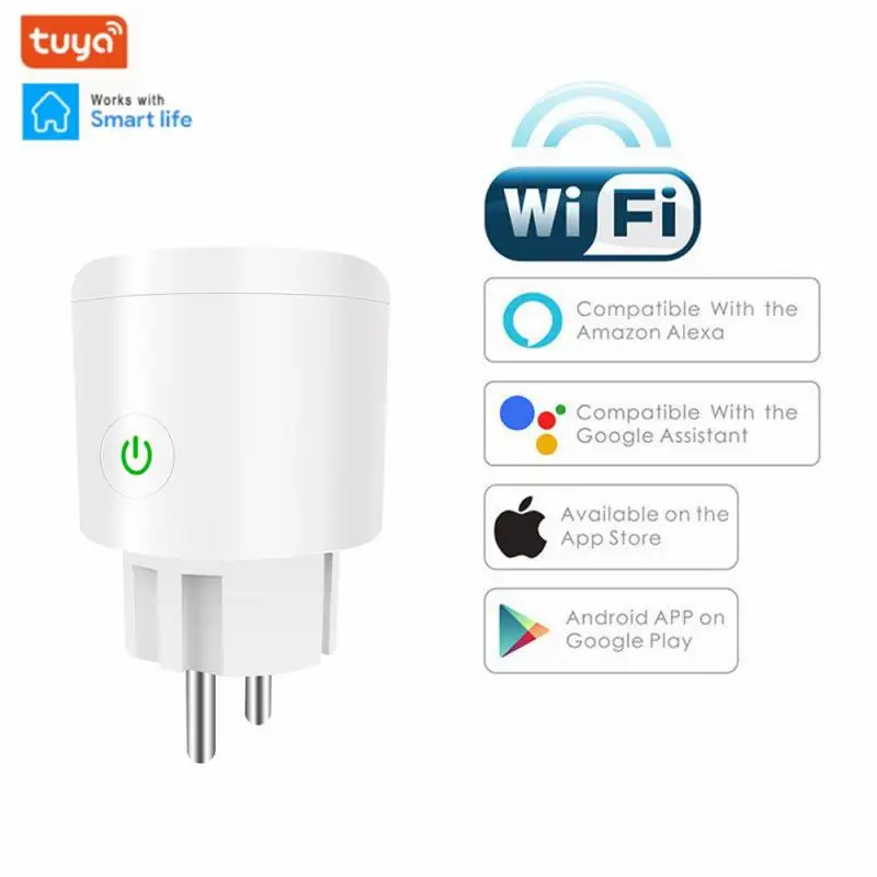 

Умная розетка с поддержкой Wi-Fi и голосовым управлением, 20 А