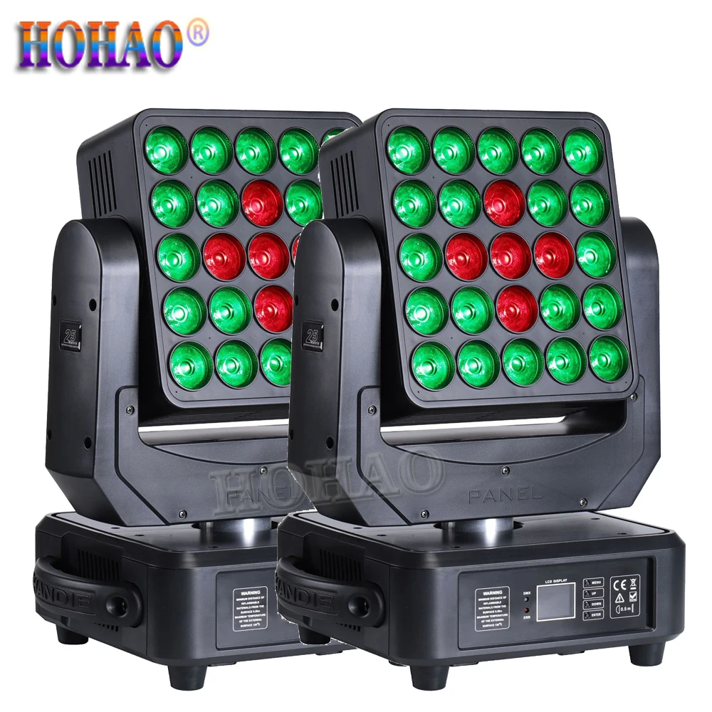 

Stage Led Beam Light 25x12W CREE Imported High-Brightness 4IN1 Lamp Beads Mixed Color Matrix Beam Effect Wedding Performance