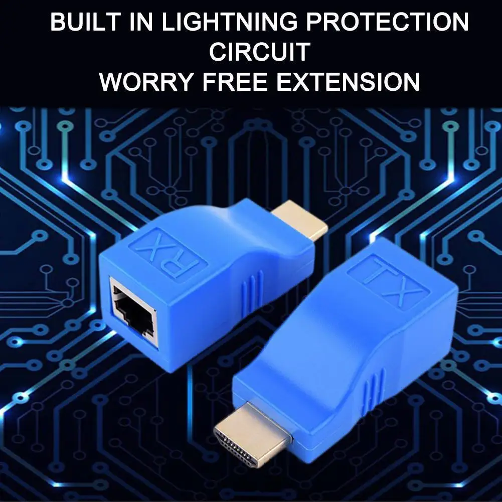 

Single Network Cable To HDMI High-definition Network HDMI Amplifier Transmitter RJ45 Port LAN Network High-definition Expansion