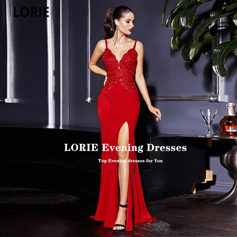 Lorie vestido de festa tipo sereia, fecho espaguete, chiffon, vários comprimentos no chão, apliques, vestuário formal (0)