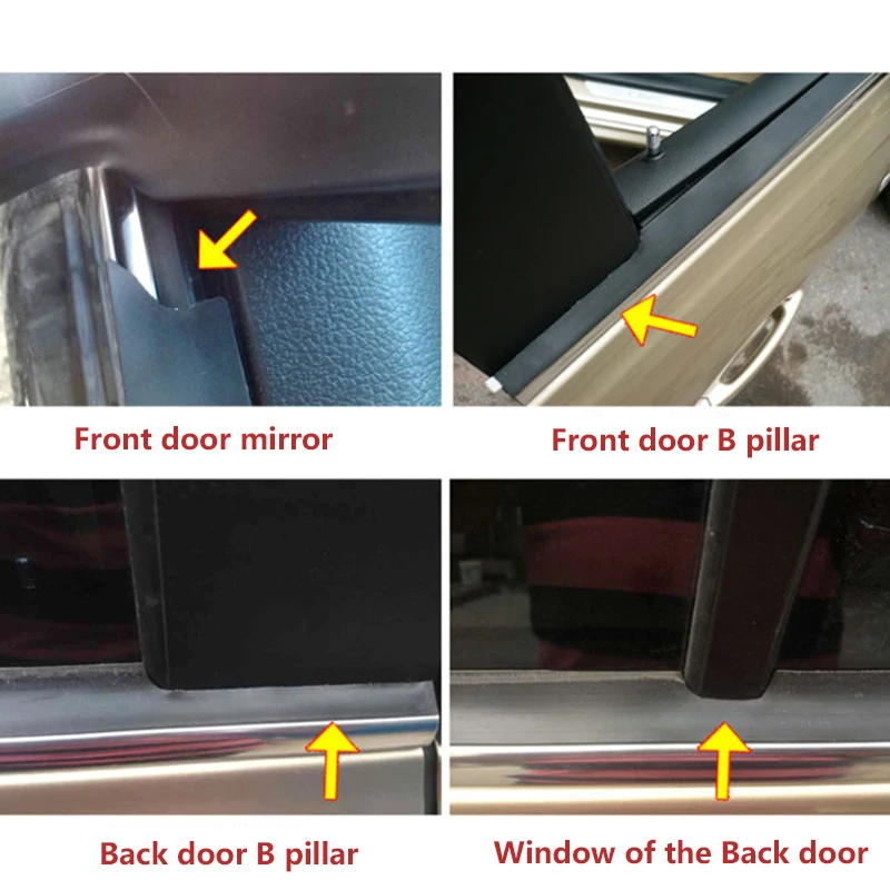 Автомобильные окошки дневные уплотнительные полосы отделка кромок для