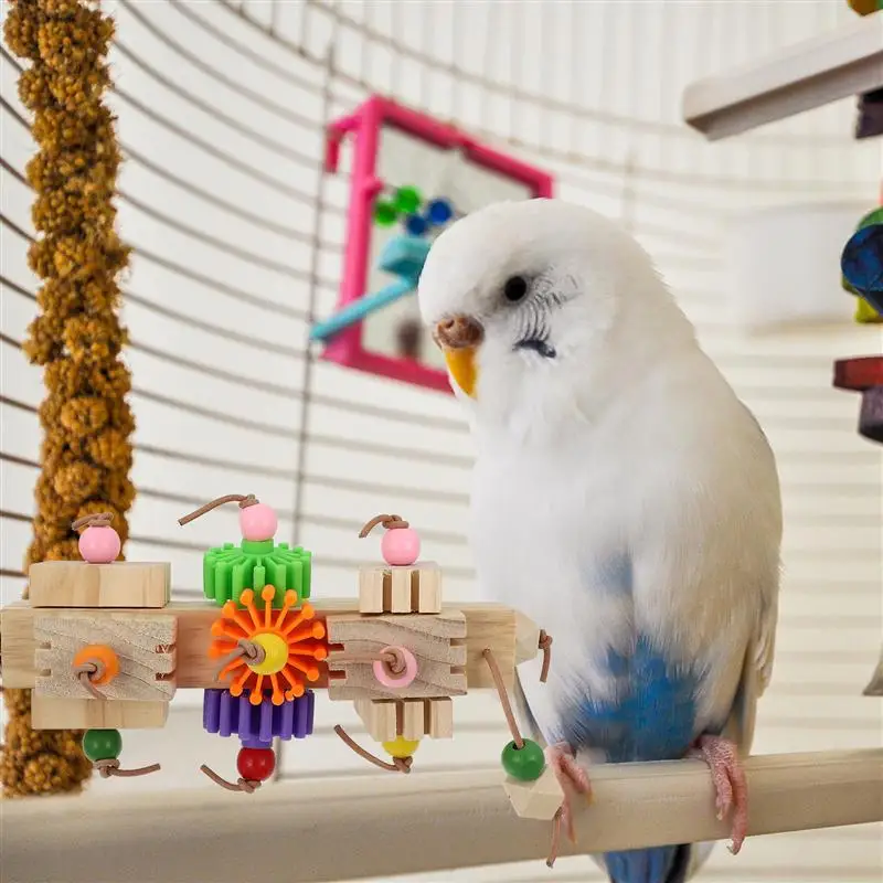

1pc Durable Natural Funny Bird Parrots Toy Cage Accessory Biting Toy Chewing Toy
