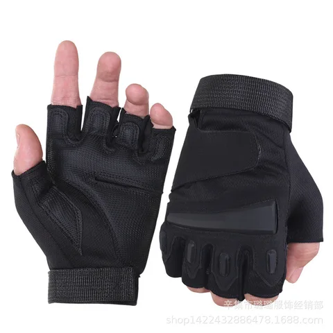Тактические перчатки без пальцев SWAT