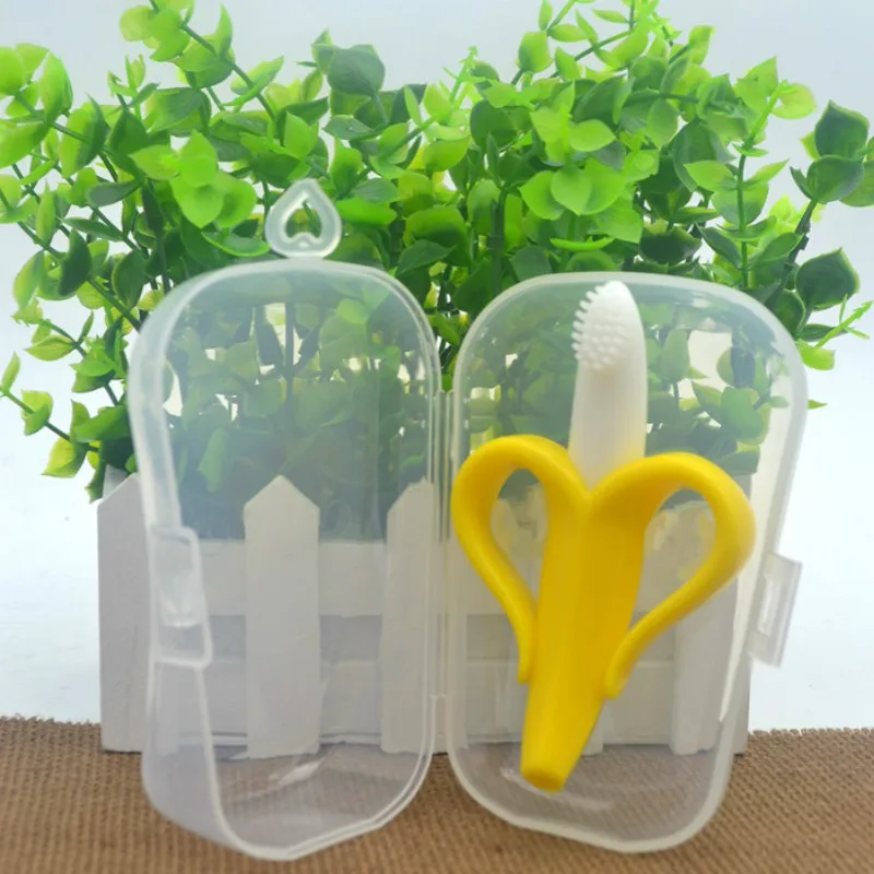 Упаковка коробки силиконовый Прорезыватель для зубов детские типа &quotбанан&quot