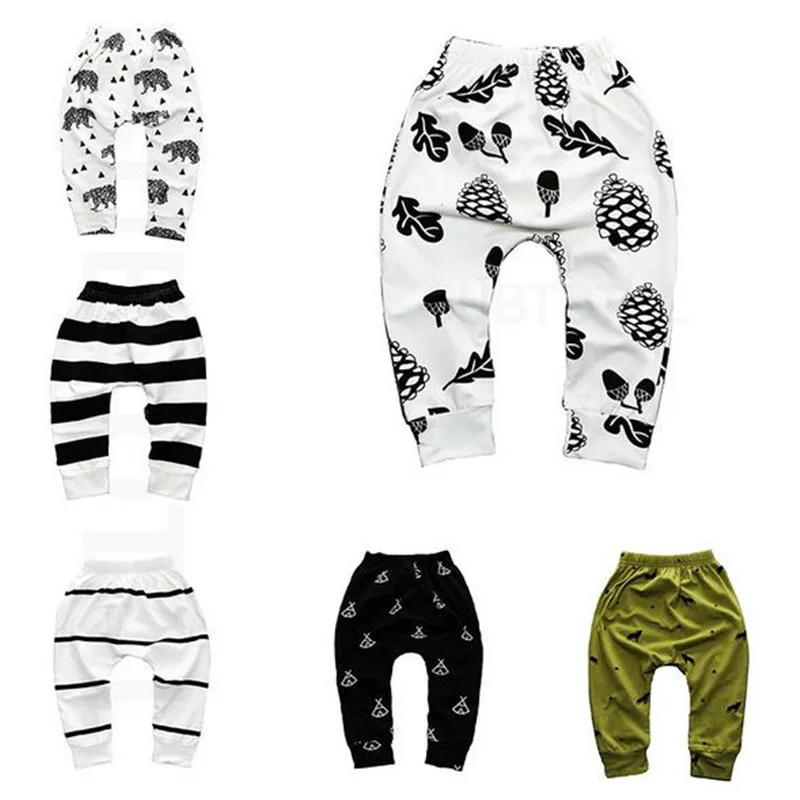 

Baby Trousers Babys Boys Girls PP Pants Cotton Print Pattern For Sports Baby Harem Pants Kids For Newborn Girl Boy Clothing