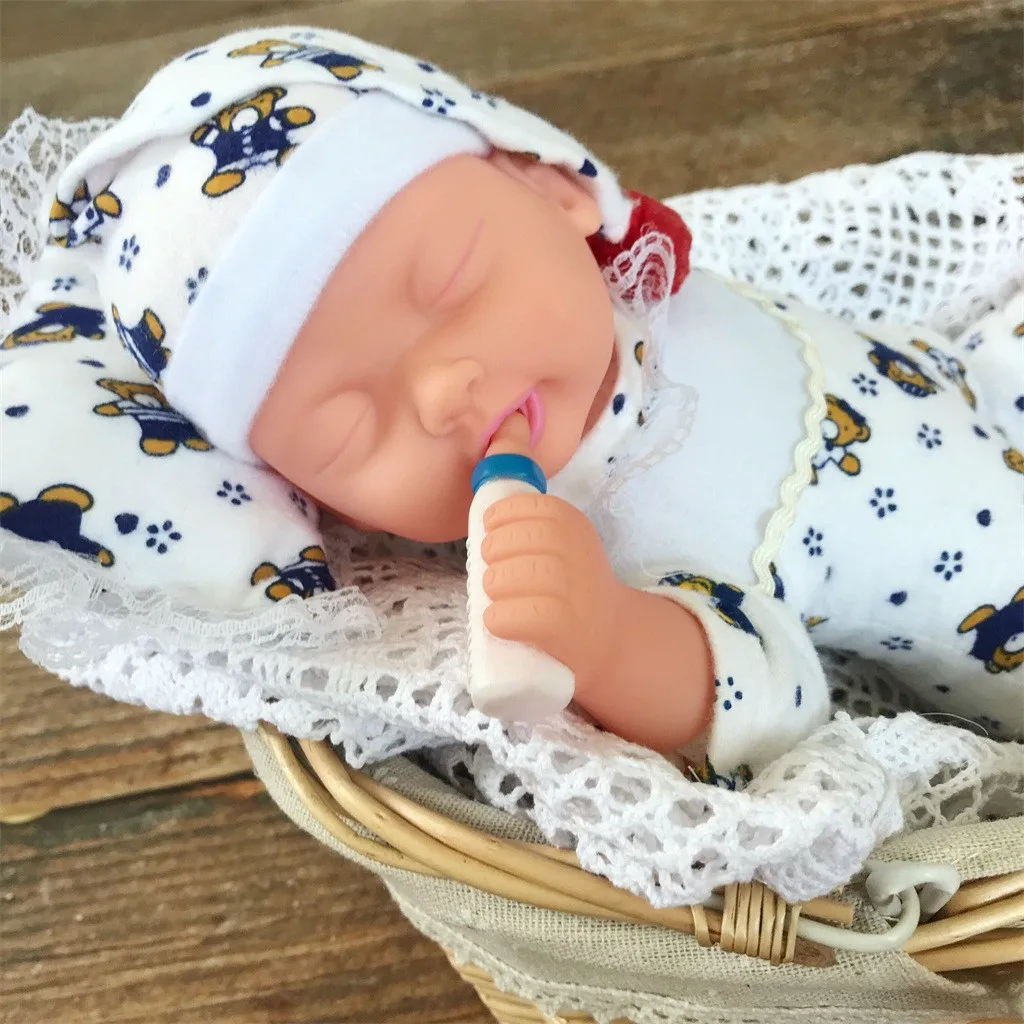Reborn Baby Doll Simulated Sleep African Black Best Gift Toy Children Kids Play Dolls Christmas Gifts Toys C850# | Игрушки и хобби