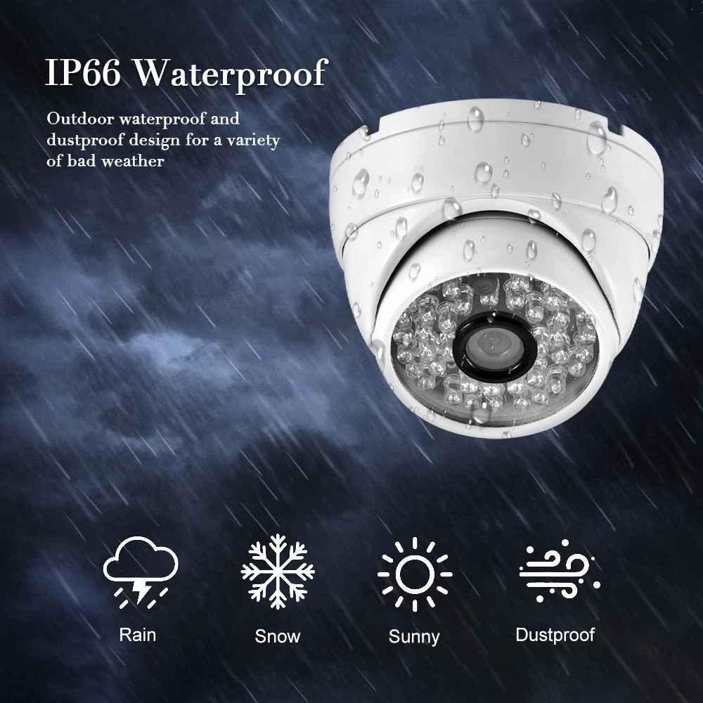 AZISHN Full HD 3MP SONY IMX307 сенсор 1080P POE купольная ip-камера безопасности ONVIF H.265AI наружная Водонепроницаемая металлическая камера наблюдения