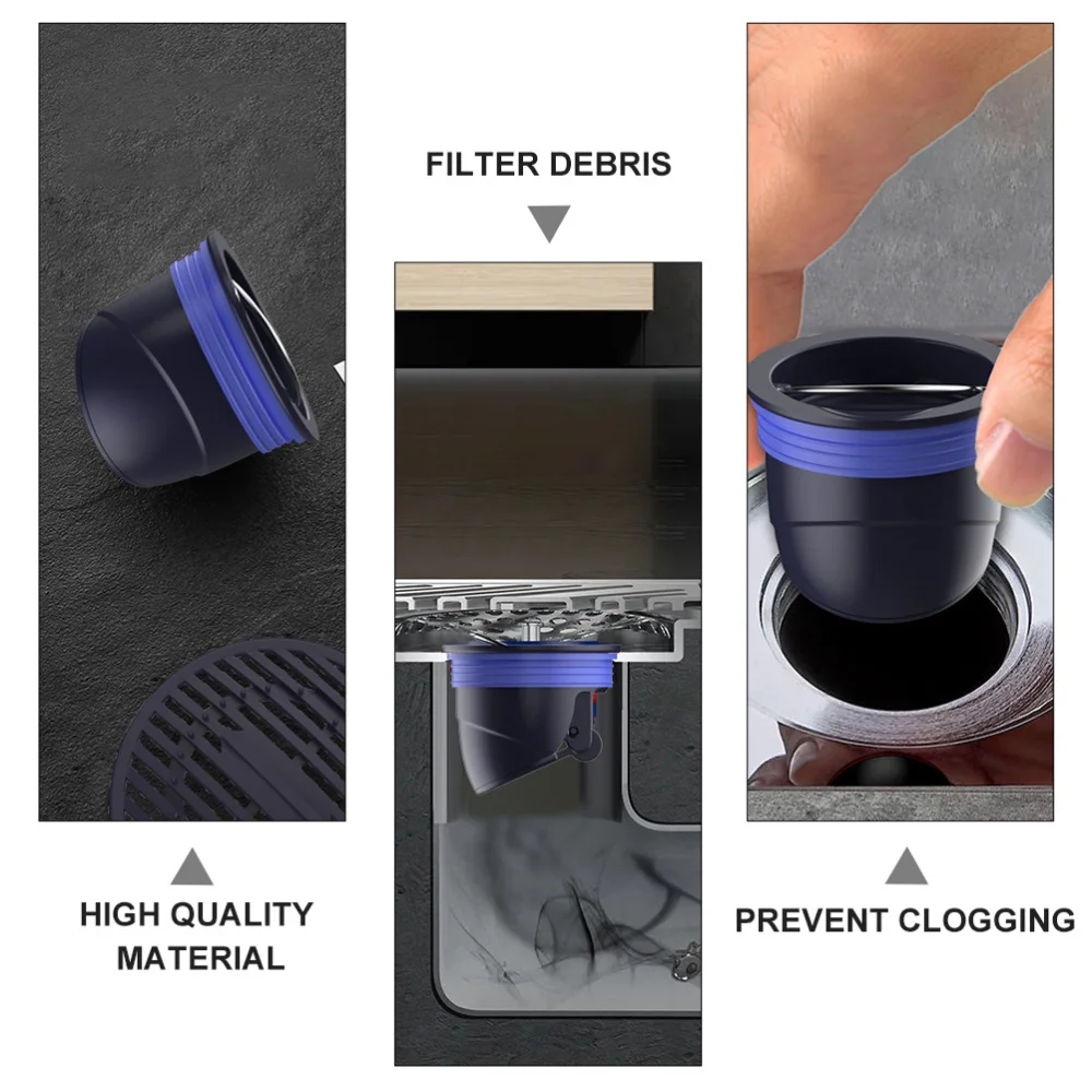 

4PCS Floor Drain One Way Drain Sewer Backflow Preventer Drain Guard