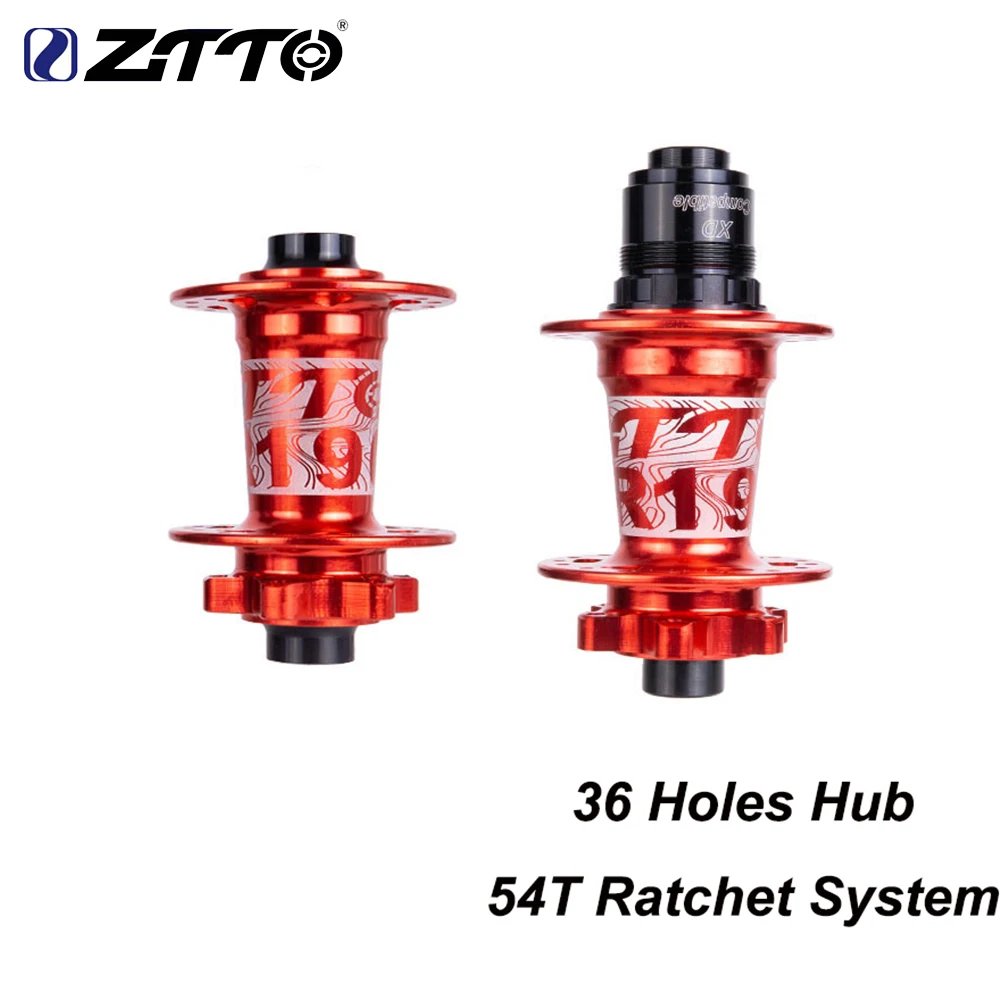 ZTTO MTB 36 отверстий дисковый тормоз втулка 1 пара AL6082 4 герметичный подшипник трещотка 54 Т через ось быстроразъемный XD 142 12 100 135 совместимый