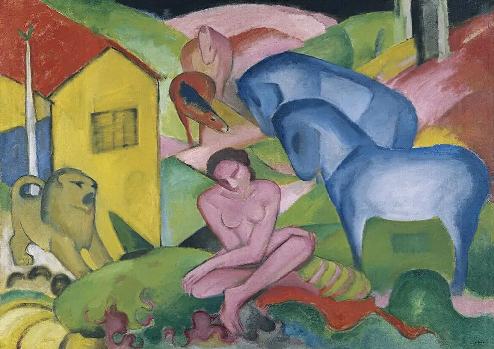 Картины маслом The Dream Франц Марк художественные принты на холсте настенные