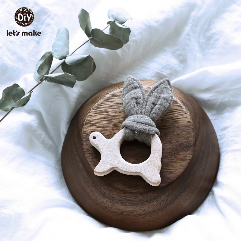 10 шт. деревянные Прорезыватели-грызунки из бука | Мать и ребенок