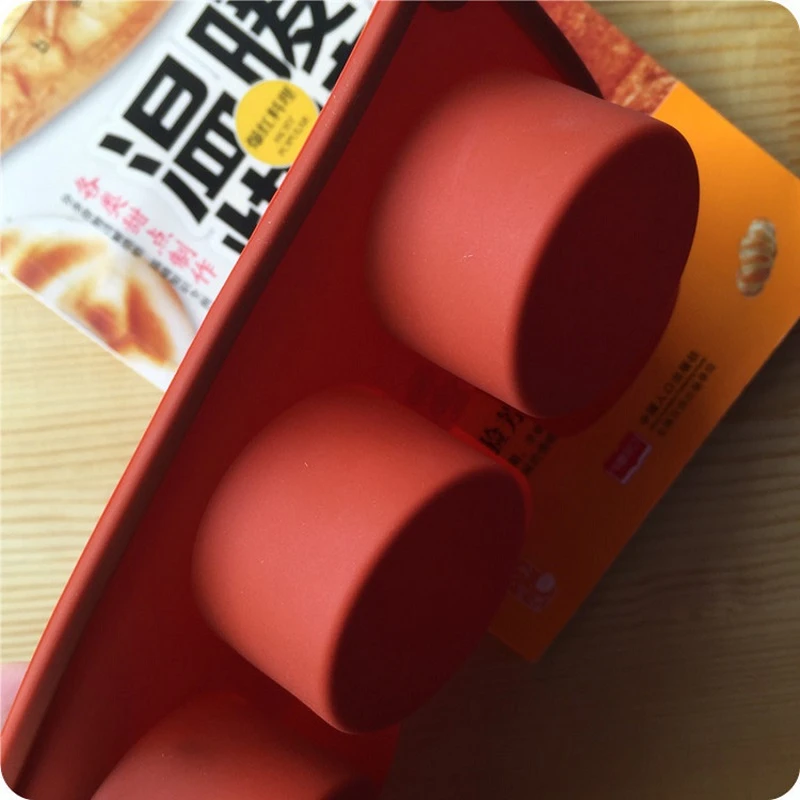 Силиконовая 3D форма 8 отверстий для пудинга кексов художественная торта выпечки