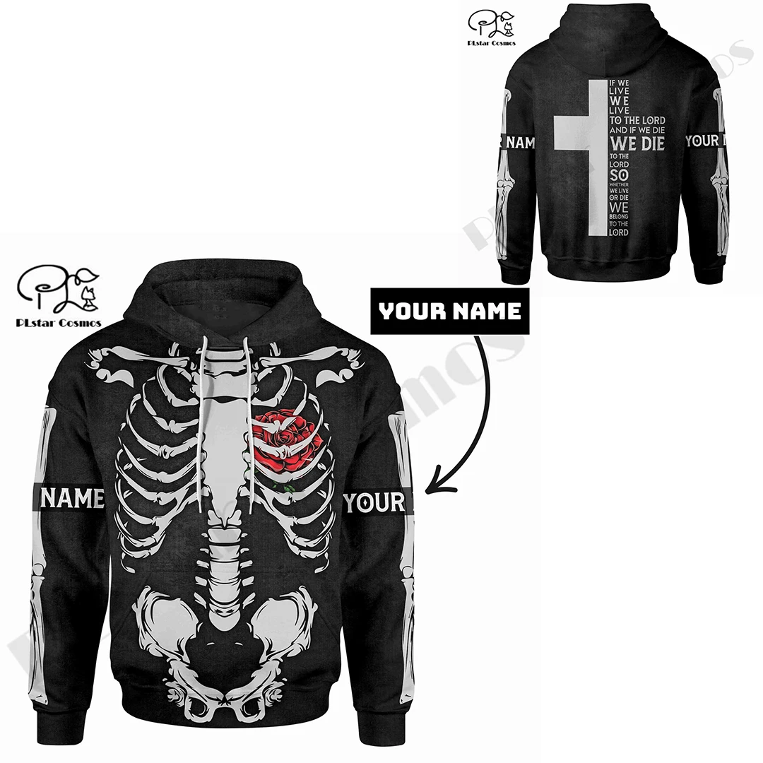 

PLstar Cosmos 3Dprinted Jesus Cross Rose Custom Name Newest Harajuku Streetwear Unique Man/Woman Casual Hoodies/Sweatshirt/Zip 7