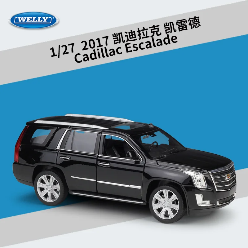 

Welly Diecast Scale 1:27 Diecast 2017 Escalade SUV High Simulator Alloy Model Car 2021