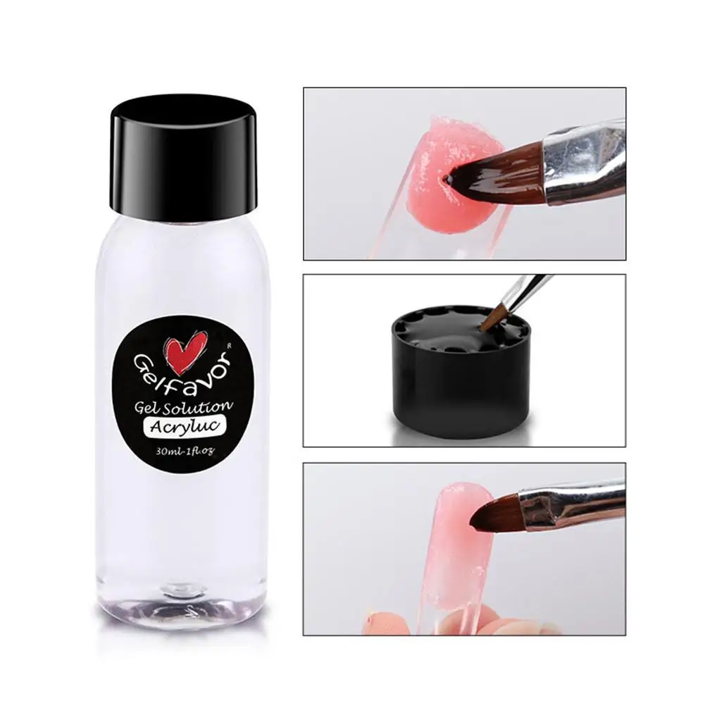 

30ml Poly UV Nail Gel Liquid Slip Solution Quick Builder Nail Gel Nails Permanent Clear Acrylic Liquid Nail Art Extension Gel