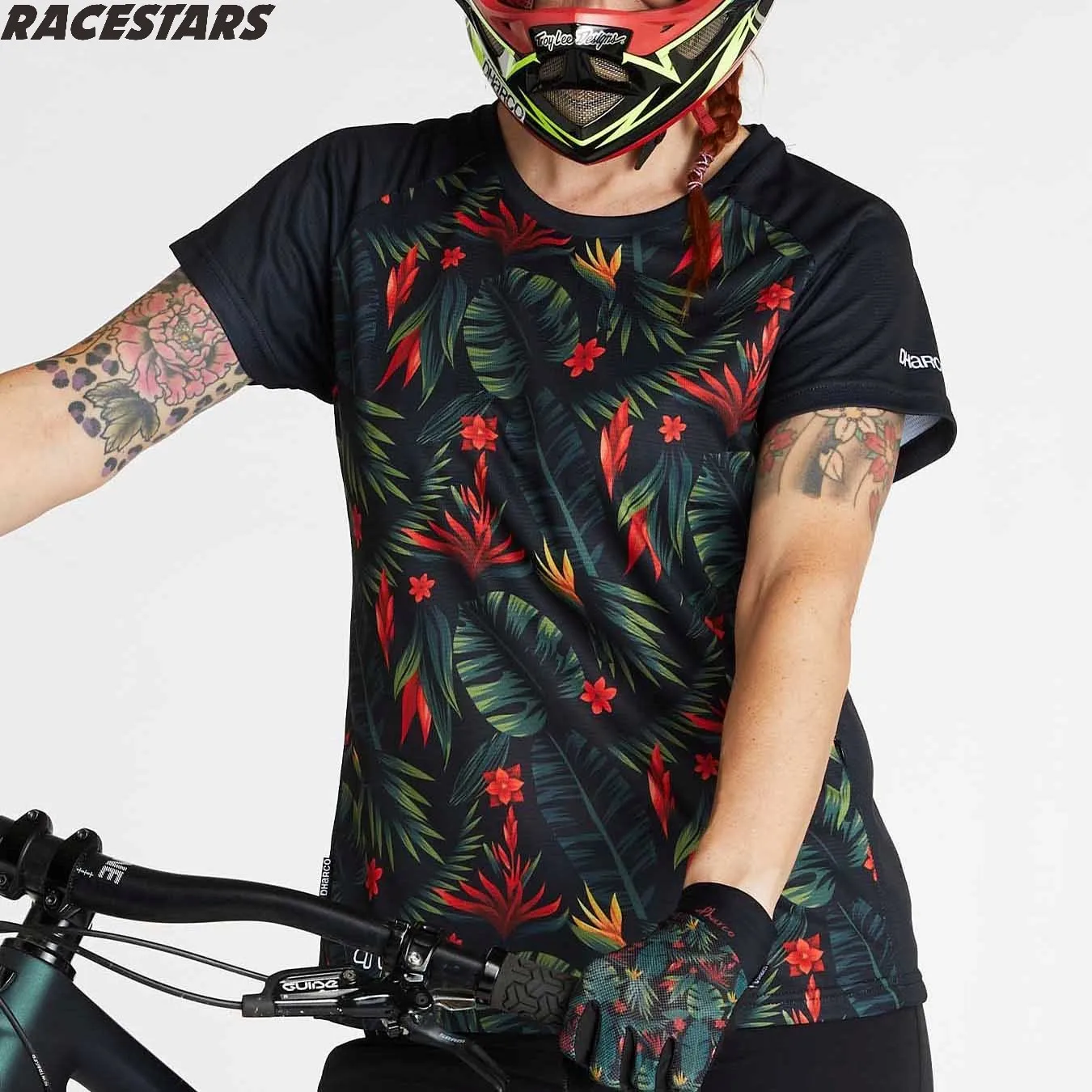 

DHARCO Downhill Jersey Cycling Wear Motocross Gear MTB Shirt Bike Women Long Sleeve Bicycle T-shirt Ladies Racing Clothing MX