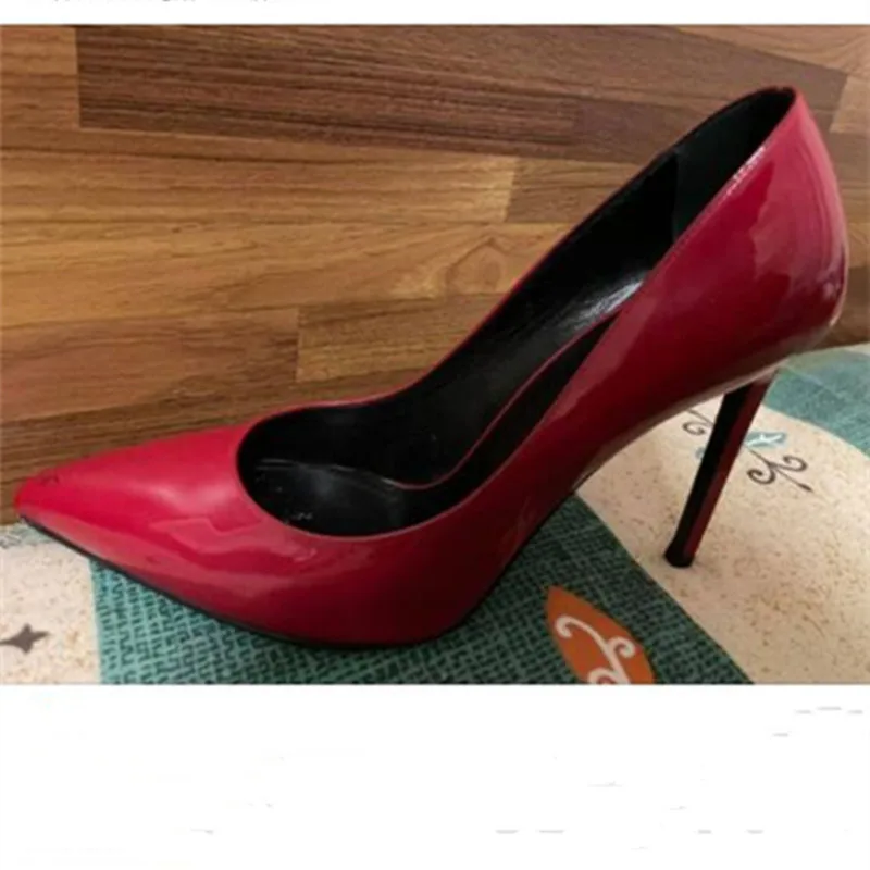 

SHOFOO shoes.Fashion women's shoes. About 12 cm high heels for women. Fashion show shoes. Pointed toe pumps.SIZE:34-45