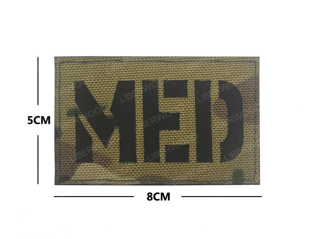 ИК Мультикам инфракрасный медицинский медный патч камуфляж CP EMS EMT Тактический