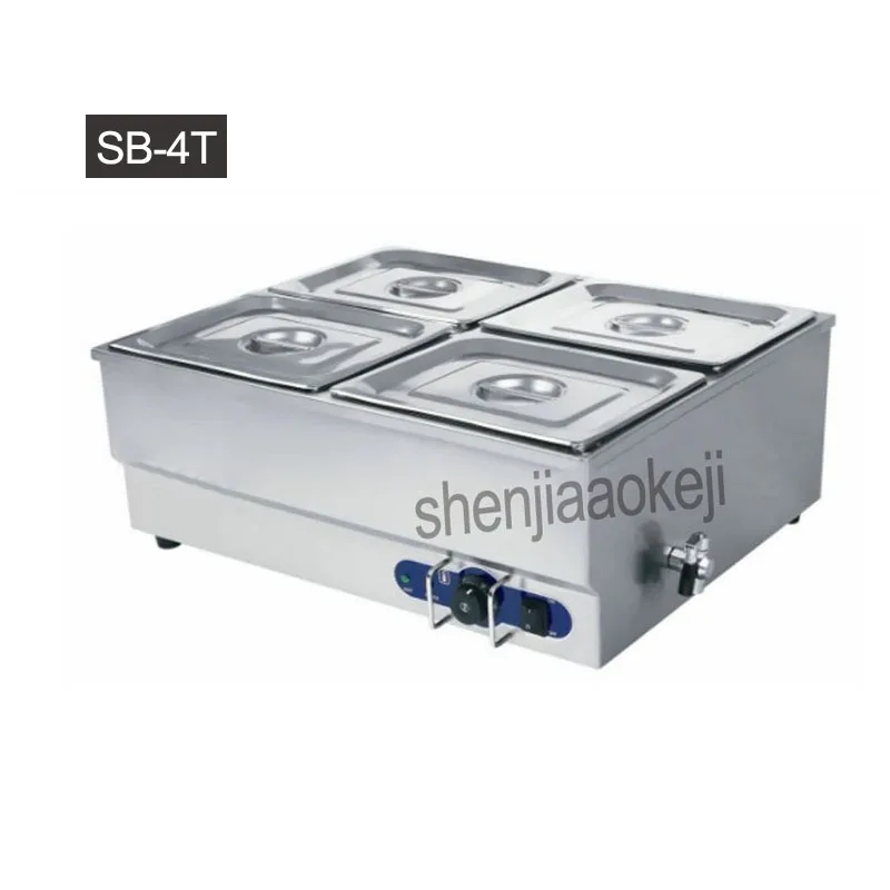 

1500W Home Electric Multi-function soup pool Commercial insulation soup pool Stainless Steel Food Warmer Equipment Kitchen Tool