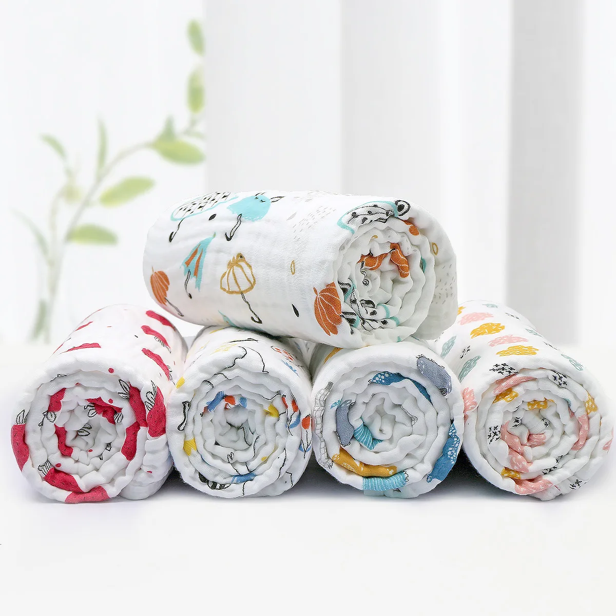 Хлопковое газовое детское полотенце большой супер впитывающий быстро сохнущий