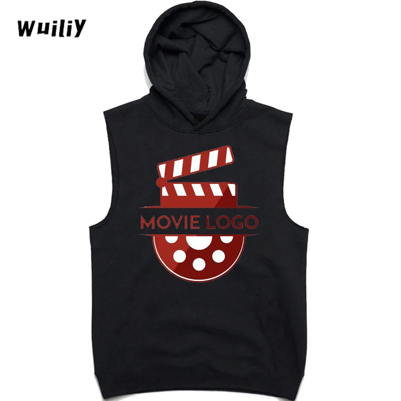 

The FilmSleevelessHoodedForMenCottonFilmHoodiesSweatshirtGraphicTopLaHipHopCasualClothes