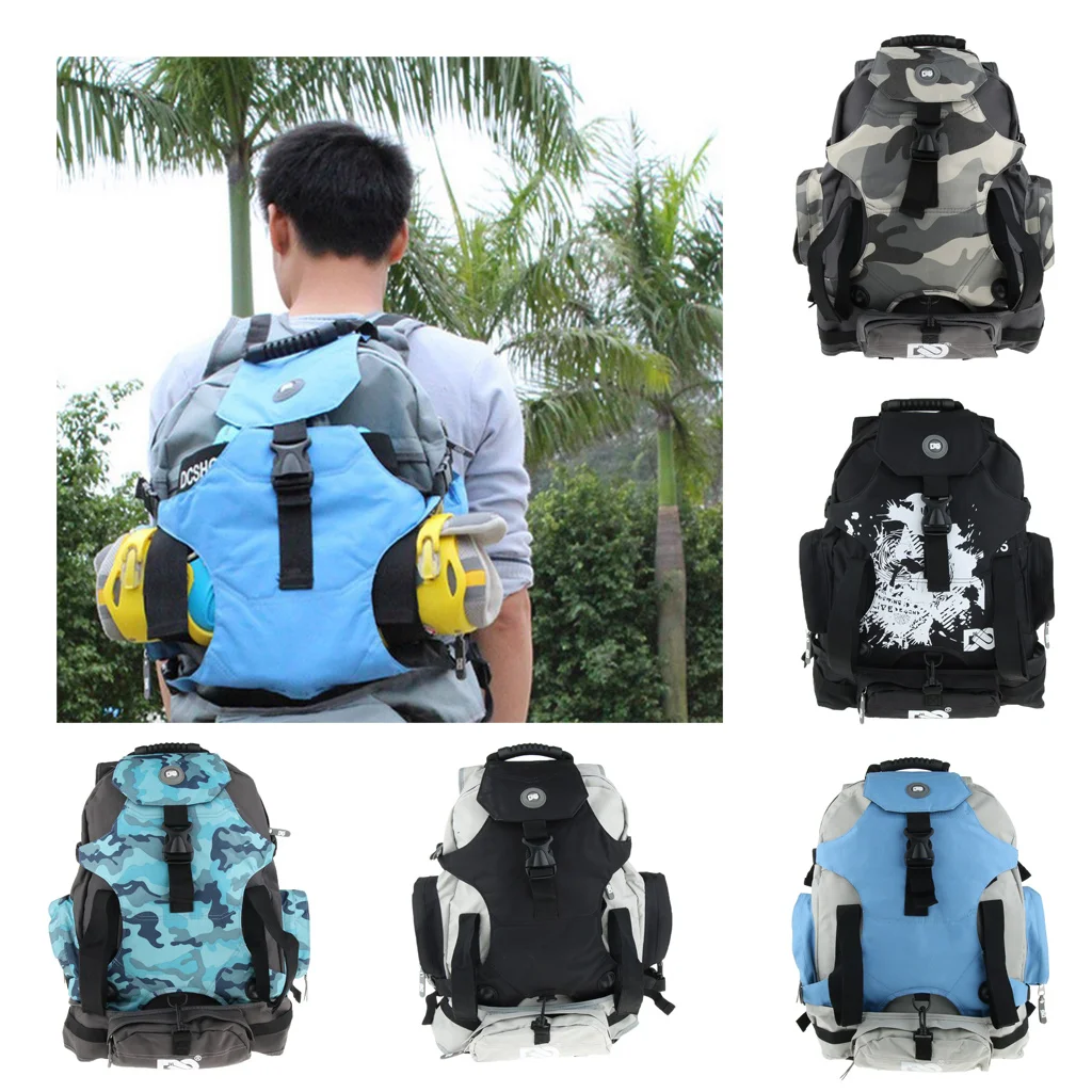 

Outdoor Roller Inline Skates Storage Bag Shoulder Backpack For Skate Holder