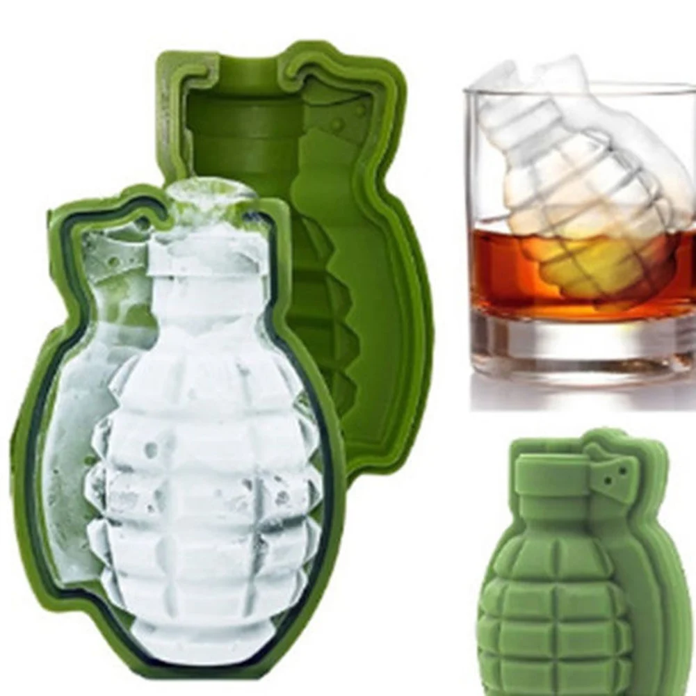 

Форма для льда в форме 3d-гранаты, силиконовая форма, лоток, инструмент для дома, бара, вечевечерние, «сделай сам», инструменты для изготовлен...