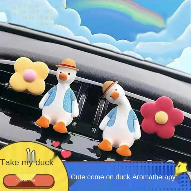 

Refueling Duck Car Air Purifier Car Air Outlet Perfume Clip Car Accessories Style Ventilation Solid Aroma Diffuser