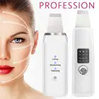 Ультразвуковое устройство для очистки лица, скребок для кожи, Отбеливание лица, лифтинг, уменьшение морщин, пятен, очистка пор, черных точек, коридоров