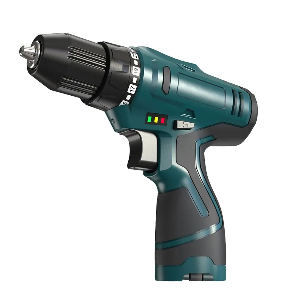 Беспроводная электрическая дрель 25 в с литиевой батареей постоянного тока 2