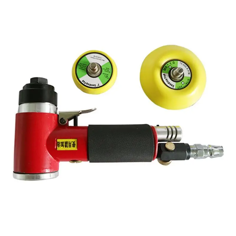 

2Inch/3Inch Mini Air Dual Action Orbital Sander Polishing Sanding Machine Kit Pad for Cabinet Furniture Tools W0YD