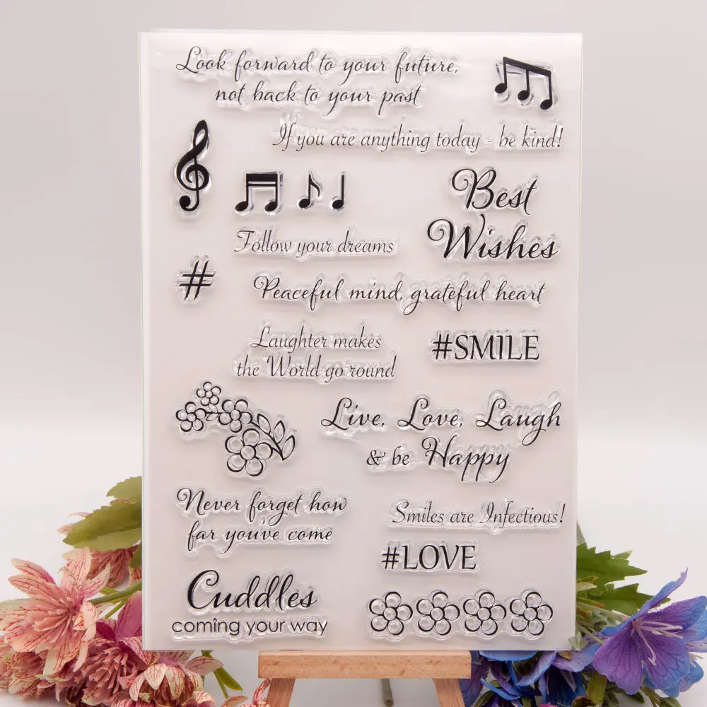 

Штампы для скрапбукинга, прозрачные, из силиконовой резины