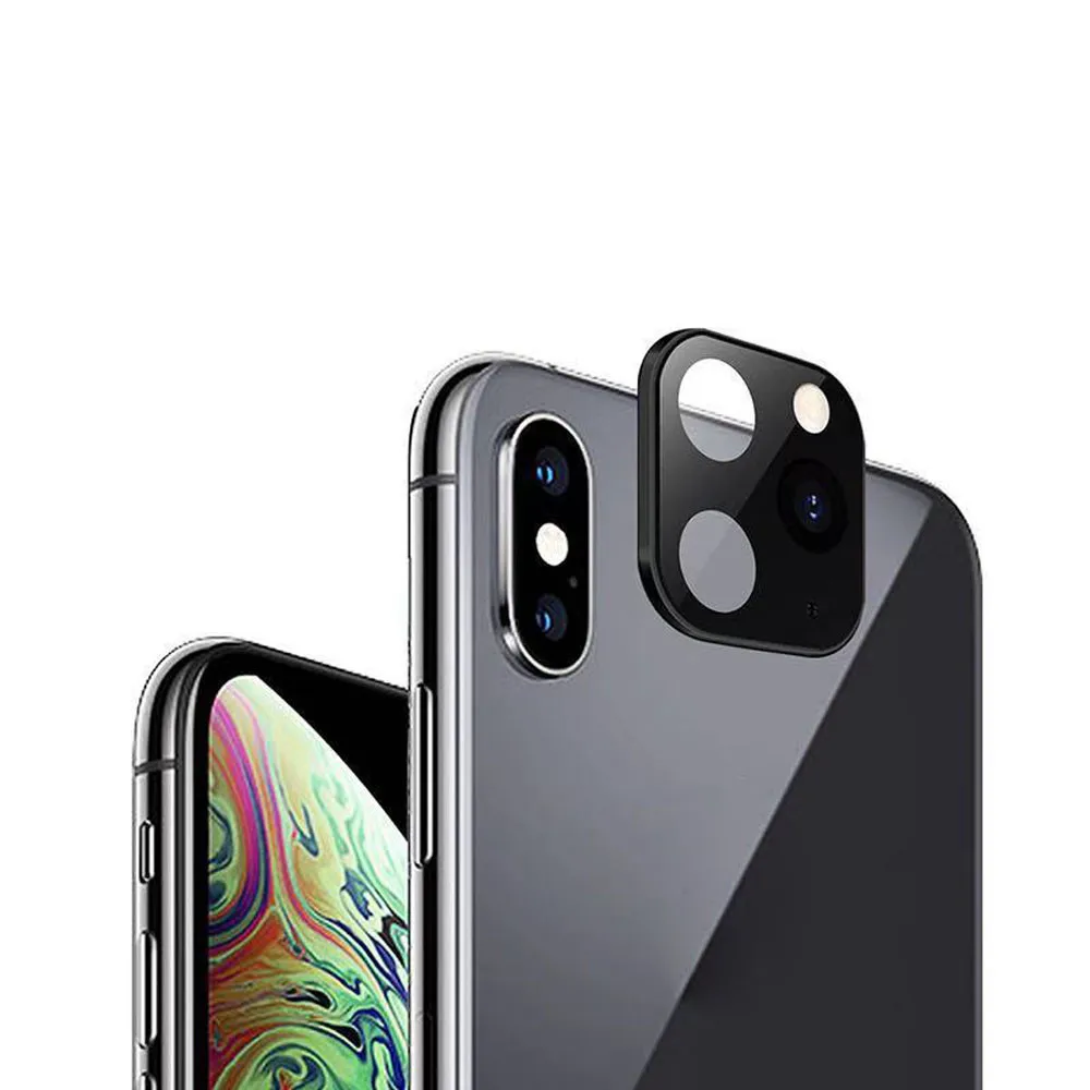 Алюминиевый сплав наклейка на Рассеиватель камеры для IPhone X Seconds Защитная пленка