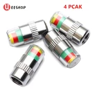 Улучшенный Манометр давления в шинах 2,02,22,4 Бар 3032 фунтов на кв. дюйм колпачок датчика Индикатор комплект инструментов для мониторинга с оповещением 4 шт.лот