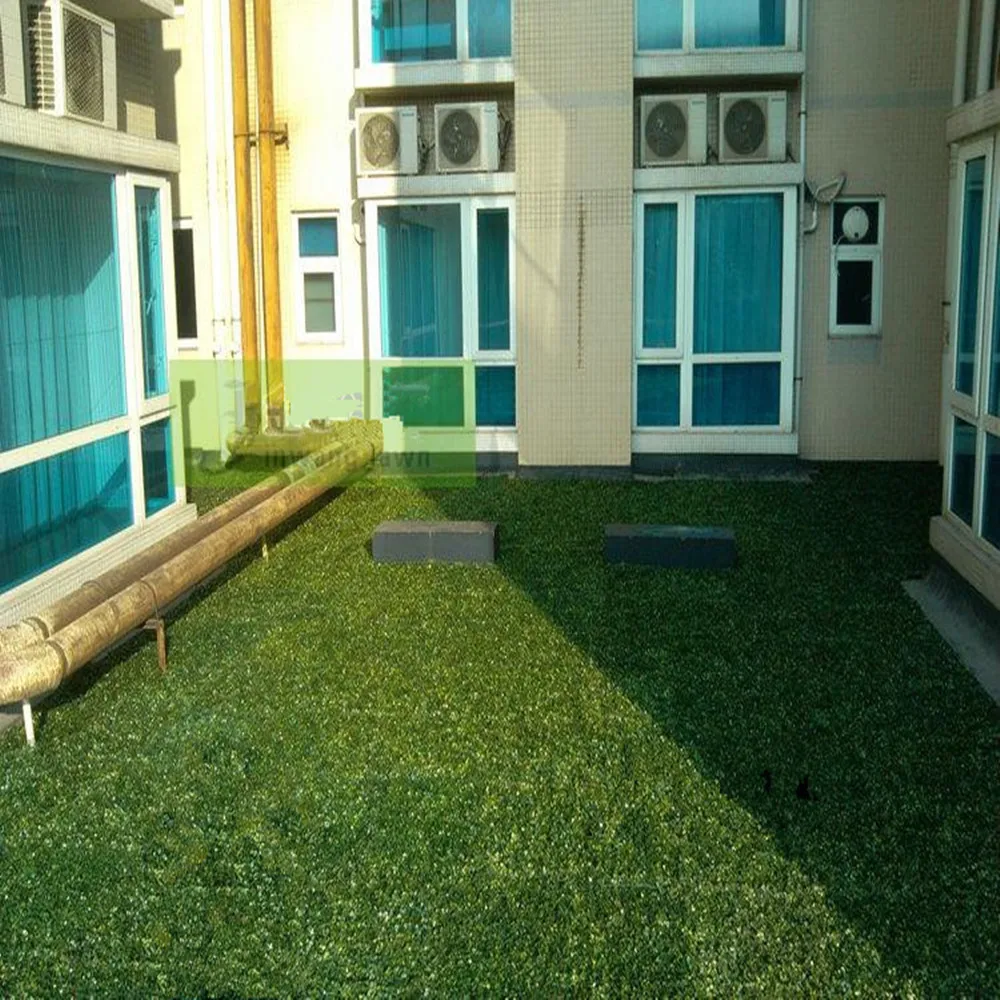 Искусственный коврик 25X25 см искусственный пластиковый из бокса трава зеленая