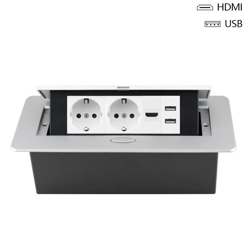 

Настольная электрическая розетка ATLECTRIC с USB и HDMI