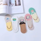 Носки женские невидимые осенне-зимние дышащие, 5 пар