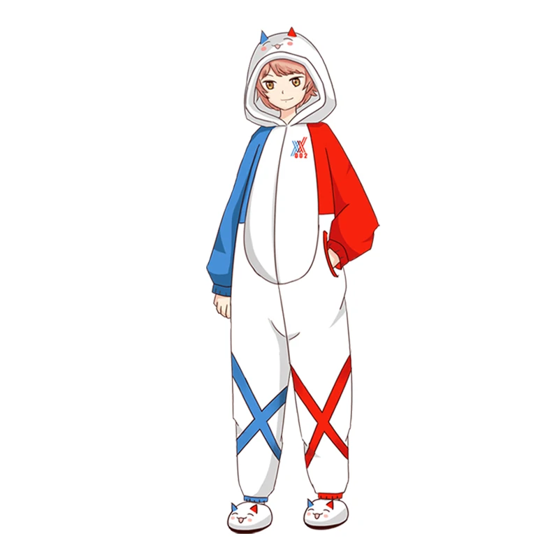 DARLING in the FRANXX Косплей 02 Zero Two Strelizia код 002 Комбинезон Костюм Пижама на Хэллоуин