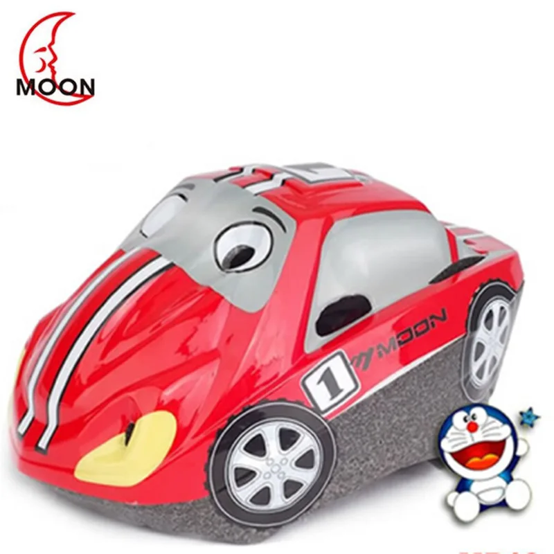 MOON Cartoon Car Bike шлем профессиональный Сверхлегкий скейтборд спорт Детская