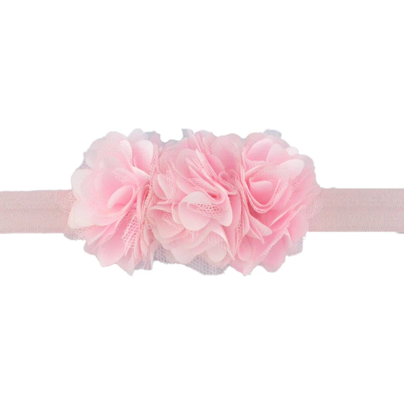 

Шифоновая повязка на голову с цветами для маленьких девочек, аксессуары для волос для младенцев, галстук-бабочка, головной убор для новорож...