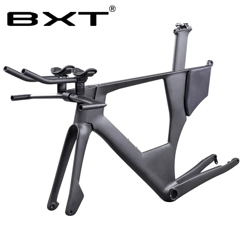 Карбоновая рама ТТ карбоновая триатлона 700C вилка для гоночного велосипеда руль с