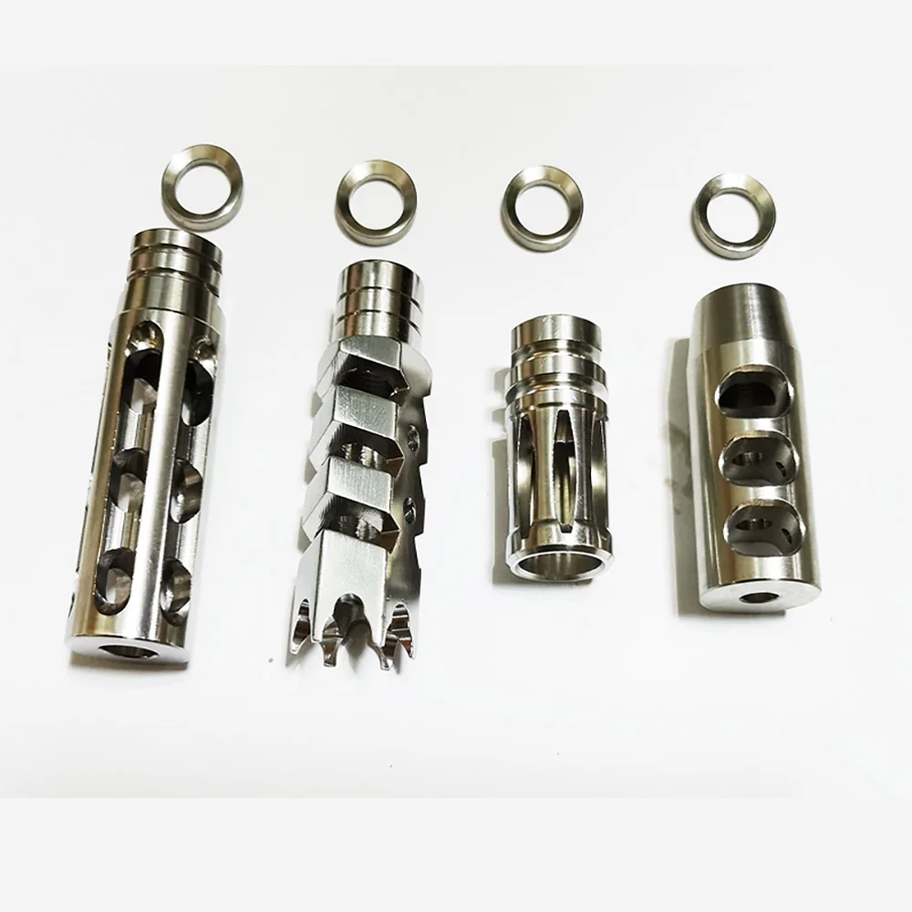 Тактический глушитель страйкбола M16 M4 .223 5 56 винтовка 1/2 &quotx28 резьба