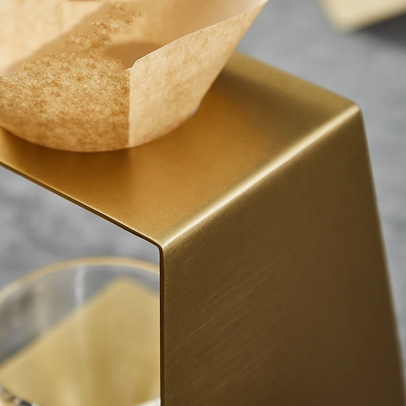 Держатель бумаги для пивоваренного фильтра кофе ручная капельная стойка Твердый