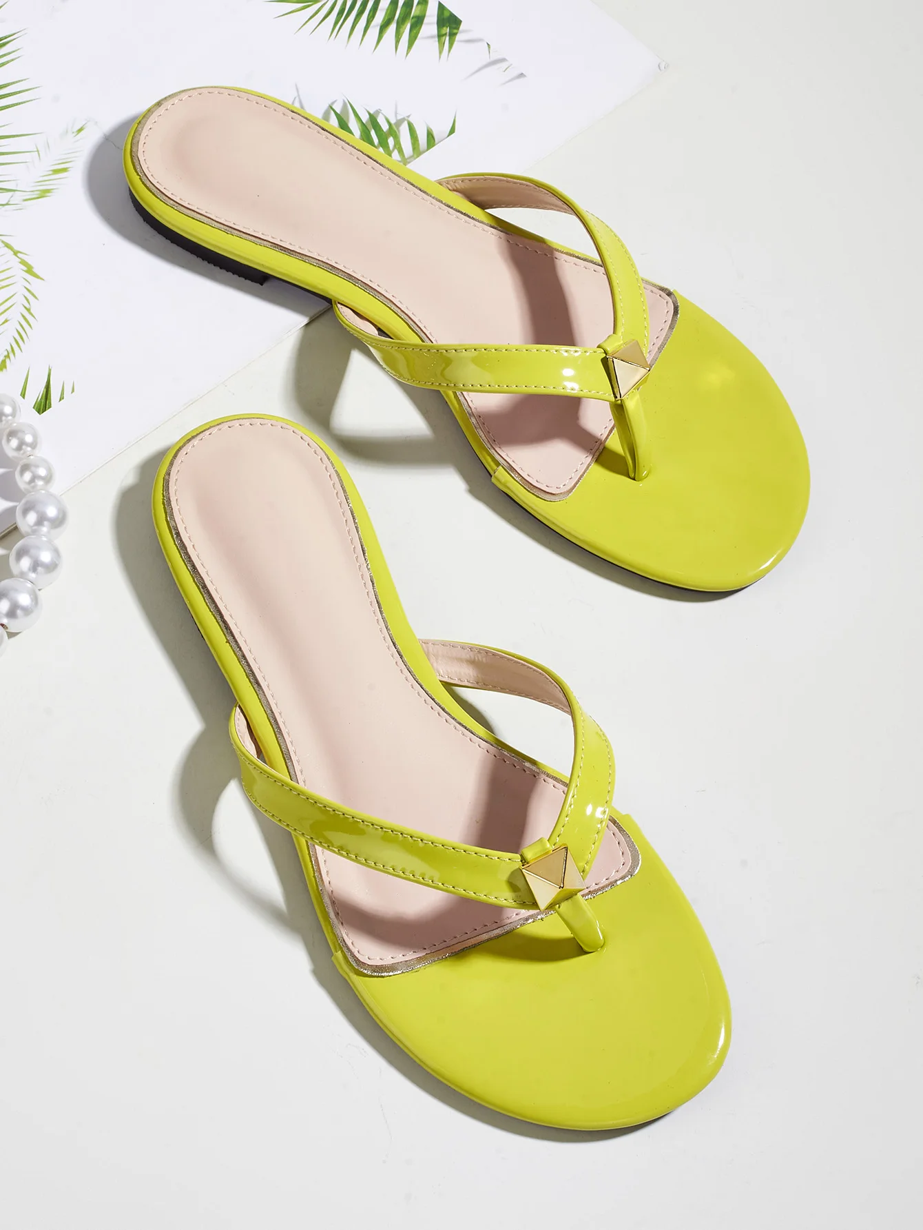 

Zar a Woman 2021 Flip Flops Shoes Spring Summer New Fashion Round Toe Women's Flat-Heeled Beach With Sandals For Women Plus Size